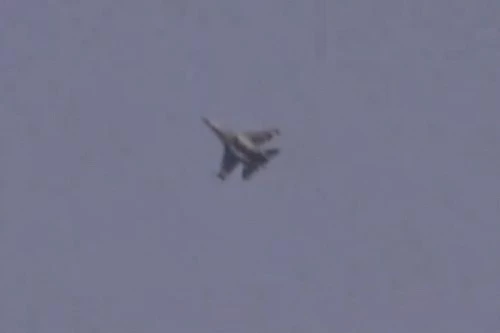 Tiêm kích Su-35 của Nga được báo cáo đã cất cánh đánh chặn chiến đấu cơ Israel. Ảnh: Avia.pro.