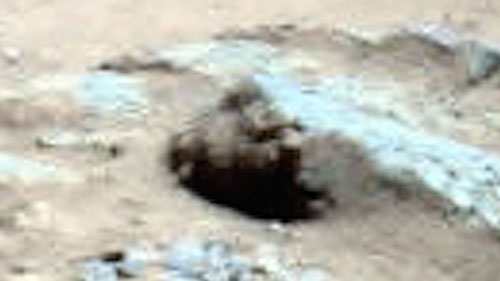 Phát hiện đầu người già nua trên sao Hỏa?