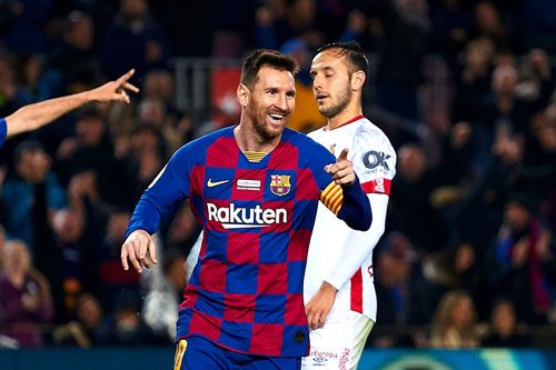 Tận mục hat-trick siêu đẳng của Messi vào lưới Mallorca