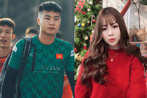 Bạn gái lớn hơn 2 tuổi của thủ môn Văn Toản: Xinh xinh biết "thả thính" khiến người yêu không muốn rời nửa bước