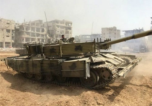 Khiếp đảm pháo phản lực của Syria: Một phát bắn “thổi bay” tòa nhà 18 tầng