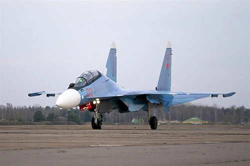 Tiêm kích đa năng Su-30SM của Không quân Belarus