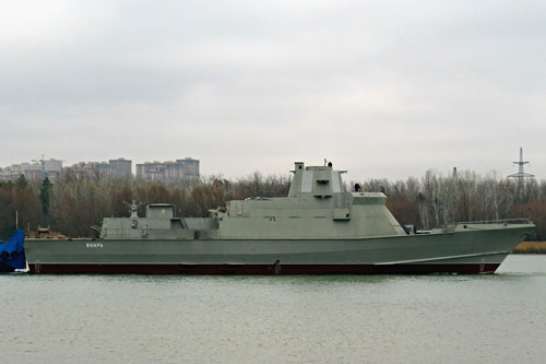 Nga tiếp tục hạ thuỷ tàu hộ vệ tên lửa nhỏ như... tàu câu mực