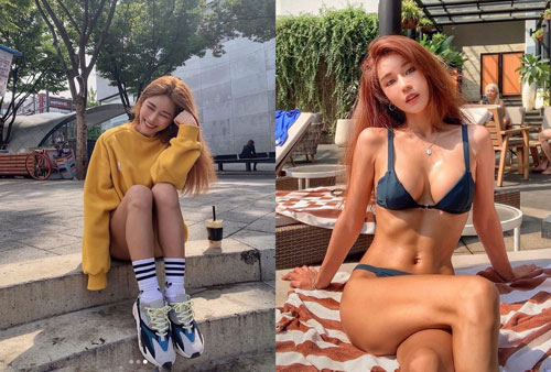 Người mẫu nóng bỏng Hàn Quốc mặc áo dài xuyên thấu lộ nội y ở Đà Nẵng