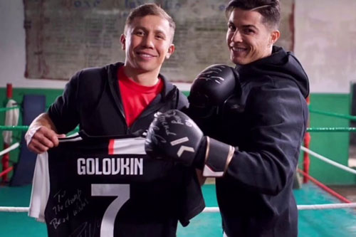 Cristiano Ronaldo tập Boxing cùng Gennady Golovkin, quyết lấn sân sang võ thuật