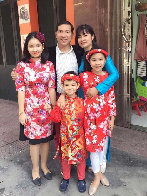 Gia đình của Quang Thắng.