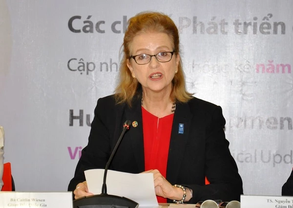 Bà Caitlin Wiesen, Trưởng đại diện thường trú UNDP ở Việt Nam.