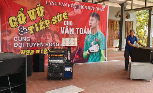 60 mâm cỗ tại nhà thủ môn Văn Toản sẵn sàng cho trận chung kết SEA Games