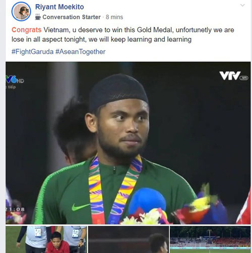 Fan Đông Nam Á chúc mừng U22 Việt Nam vô địch SEA Games 30