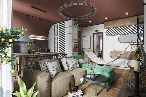 Vẻ đẹp khác lạ của căn chung cư có cách trang trí 'không giống ai'