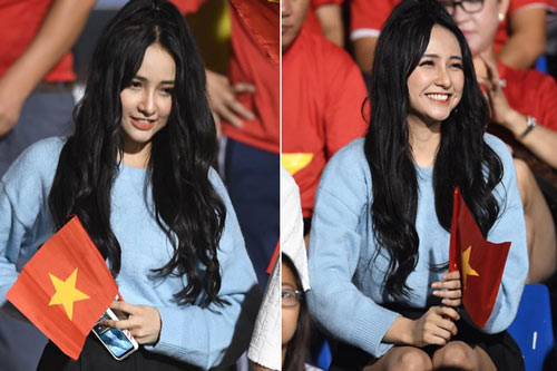 Tìm ra info gái xinh xuất hiện trên khán đài chung kết Việt Nam - Indonesia tại SEA Games 30