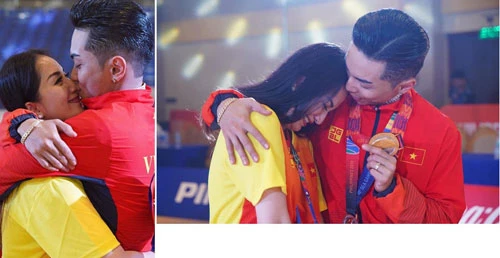 Phan Hiển vừa cùng Nhã Khanh giành HCV ở bộ môn dancesport tại SEA Games 30. Bà xã Khánh Thi cũng đóng vai trò là một trong những HLV dẫn đoàn đi Philippines dự thi. Không chỉ thành công trong sự nghiệp, cặp đôi còn có một tổ ấm hạnh phúc bên hai nhóc tì vô cùng đáng yêu.