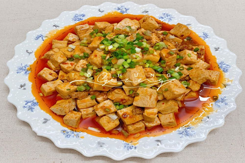 Cách làm đậu phụ sốt cay Tứ Xuyên ngon ngất ngây