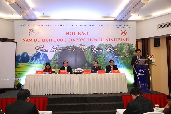 Ninh Bình đăng cai Năm Du lịch Quốc gia 2020 với chủ đề “Hoa Lư – Cố đô ngàn năm”