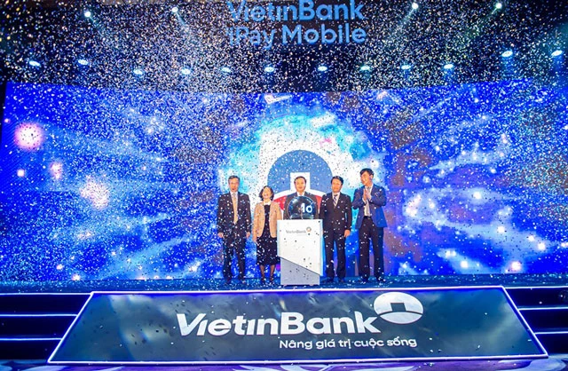 Lễ ra mắt ứng dụng VietinBank iPay Mobile phiên bản mới.