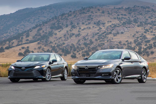 Toyota Camry 2019 và Honda Accord soán ngôi của Mazda 6 ở phân khúc hạng D