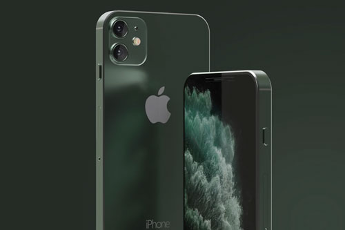 Cận cảnh iPhone SE 2 màu xanh rêu Midnight