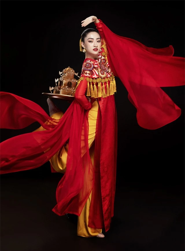 Hoa hậu Lương Thùy Linh mang điệu múa mâm đến Miss World 2019 - Ảnh 3.