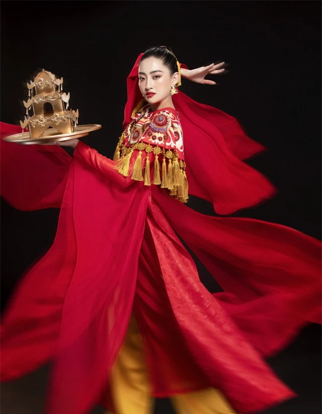 Hoa hậu Lương Thùy Linh mang điệu múa mâm đến Miss World 2019 - Ảnh 4.