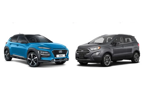 Hyundai Kona và Ford EcoSport (phải). Ảnh: Tinh tế.