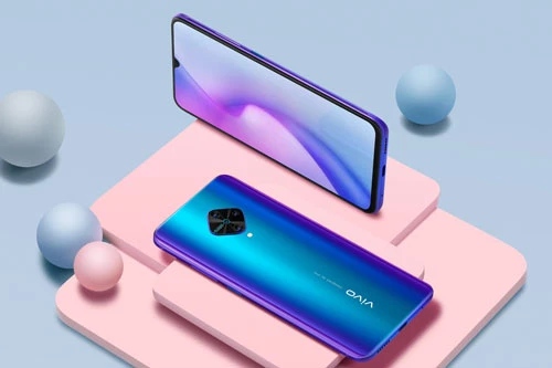 Vivo Y9s sử dụng vỏ ngoài được làm từ nhựa giả kính. Máy có kích thước 159,3x75,2x8,7 mm, cân nặng 186,7 g. 