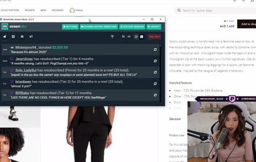 Đang ngắm chiếc áo Louis Vuitton phiên bản LMHT, nữ streamer được fan donate hơn 45 triệu đồng để mua luôn cho nóng