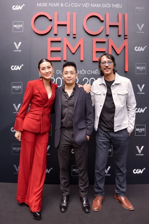 Nhà sản xuất Will Vũ cùng Đạo diễn Kathy Uyên và Nhà sản xuất Timothy Linh Bùi.
