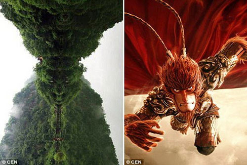 Trung Quốc: Núi thiêng có hình giống mặt Tôn Ngộ Không