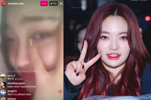 Đàn em T-ara bật khóc trên sóng livestream tố công ty đối xử bất công, úp mở chuyện rời nhóm vì ngoại hình khiến fan lo lắng