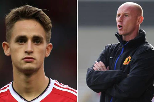 Nicky Butt và Adnan Januzaj (trái).