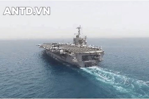 Uy lực kinh hoàng của siêu tàu sân bay Mỹ đang tiến về phía Syria