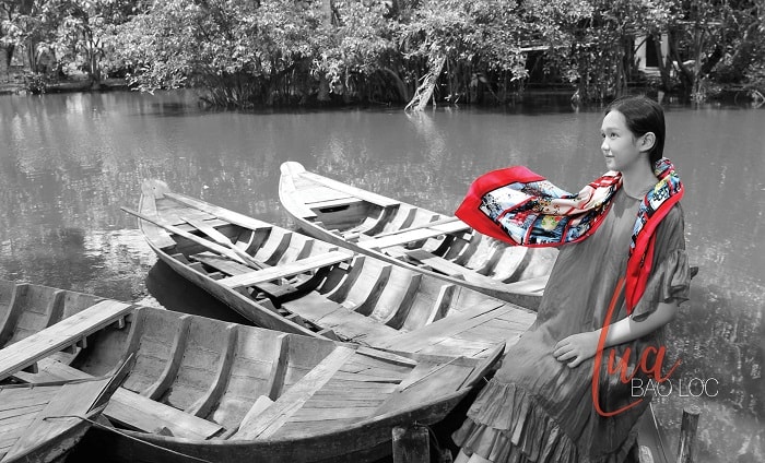 Lụa tơ tằm Bảo Lộc lần đầu "danh chính" tô điểm cho Festival Hoa Đà Lạt