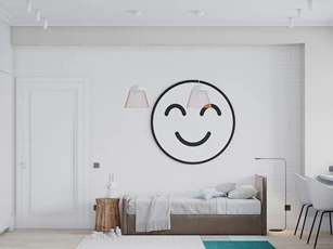 Chiêm ngưỡng vẻ đẹp thơ mộng của căn hộ trang trí bằng màu xanh và hồng pastel