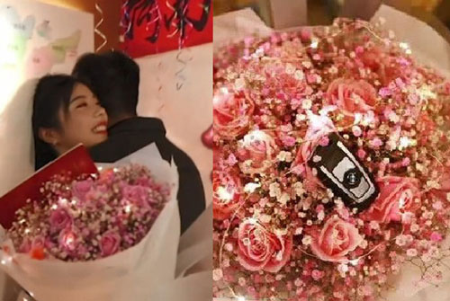 Chàng trai số hưởng nhất năm: Được bạn gái xinh đẹp cầu hôn đính kèm cả sổ đỏ nhà và chìa khóa xe BMW