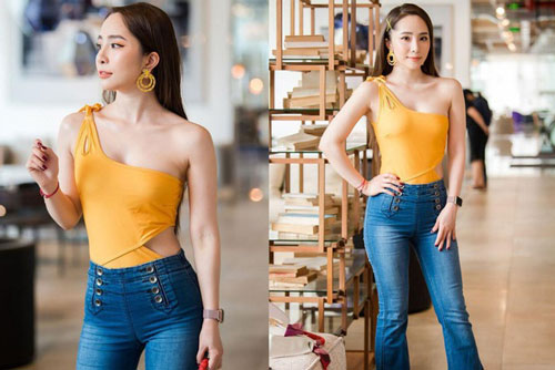 "Cá sấu chúa" Quỳnh Nga khoe dáng nuột với bodysuit nhưng độ lòe loẹt, sến súa thì không thể phủ nhận