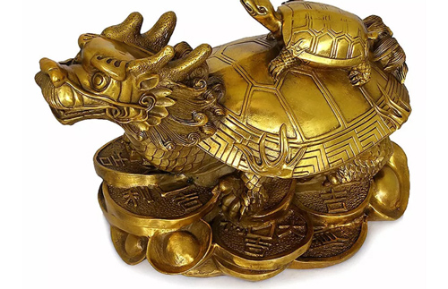 Làm ăn phát tài phát lộc nhờ bài trí tượng long quy trong nhà