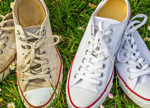 3 mẹo tẩy sạch giày trắng bị ố bẩn, ngả màu dễ làm tại nhà