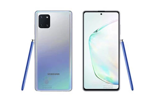 Hình ảnh rò rỉ của Samsung Galaxy Note 10 Lite.