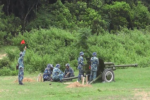 Đầu năm 2019, lực lượng Hải quân Đánh bộ Việt Nam đã được biên chế lại những khẩu pháo ZIS-3 Stalin. Nguồn ảnh: Pinterest.