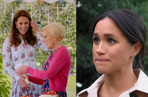 Cùng xuất hiện trên truyền hình, 2 nàng dâu hoàng gia Anh được đem ra so sánh, Công nương Kate đánh bại em dâu Meghan bởi một loạt ưu điểm
