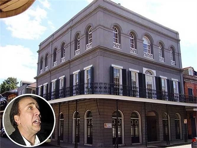 Nhà ma ám của nam tài tử Hollywood Nicolas Cage tại New Orleans (Mỹ): Năm 2009, nam diễn viên Nicolas Cage bỏ ra hàng triệu USD để mua biệt thự LaLaurie trong một cuộc bán đấu giá. Tuy nhiên, ông không ngờ biệt thự này từng có một lời nguyền ma ám bởi nơi đây đã diễn ra các vụ tra tấn, giết hại, hành quyết nô lệ dã man bởi những chủ nhân đầu tiên của nó.