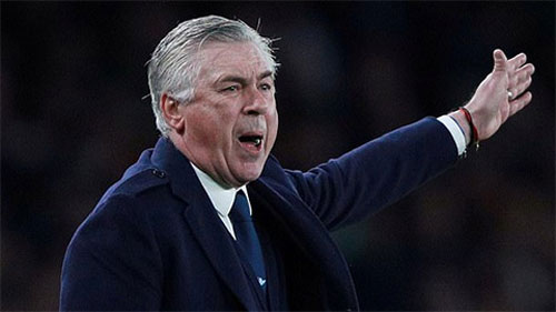 HLV Ancelotti chưa ra mắt Everton ở trận gặp Arsenal