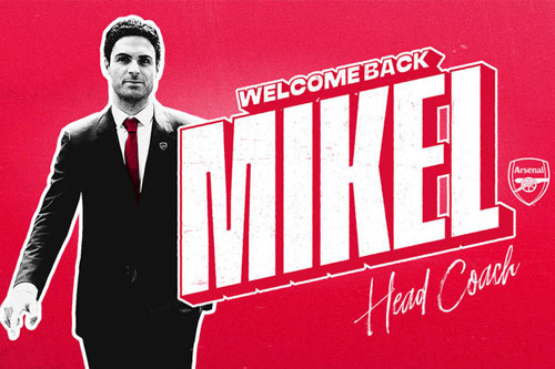 CHÍNH THỨC: Mikel Arteta trở thành HLV trưởng Arsenal