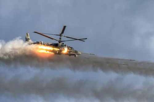 Ka-52 làm nhiệm vụ đánh chặn ở Syria
