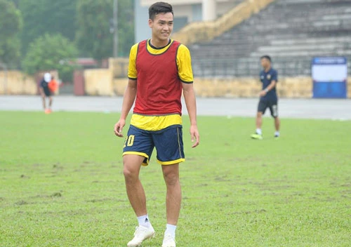 Việt Anh trưởng thành từ lò đạo tạo của Hà Nội FC. 