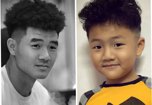 Thu Quỳnh khoe con trai là phiên bản nhí của Hà Đức Chinh