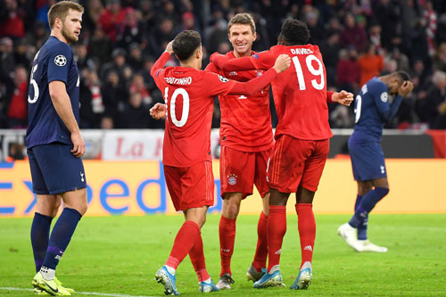 Bayern Munich là CLB kiếm tiền tốt nhất tại vòng bảng Champions League mùa này