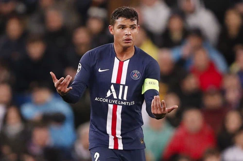 3. Thiago Silva (Paris Saint-Germain).