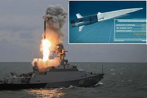 Chiến hạm Nga có uy lực cực mạnh nếu sử dụng kếthợp tên lửa hành trình Kalibr và tên lửa siêu thanh 3M22 Zircon