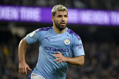 3. Sergio Aguero (Man City).